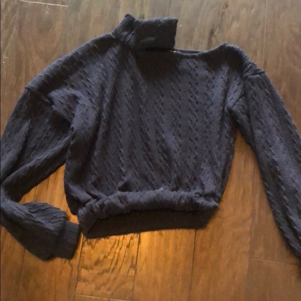 Mock neck sweater